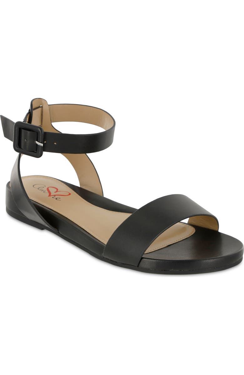 MIA AMORE Santy Flat Sandal, Main, color,