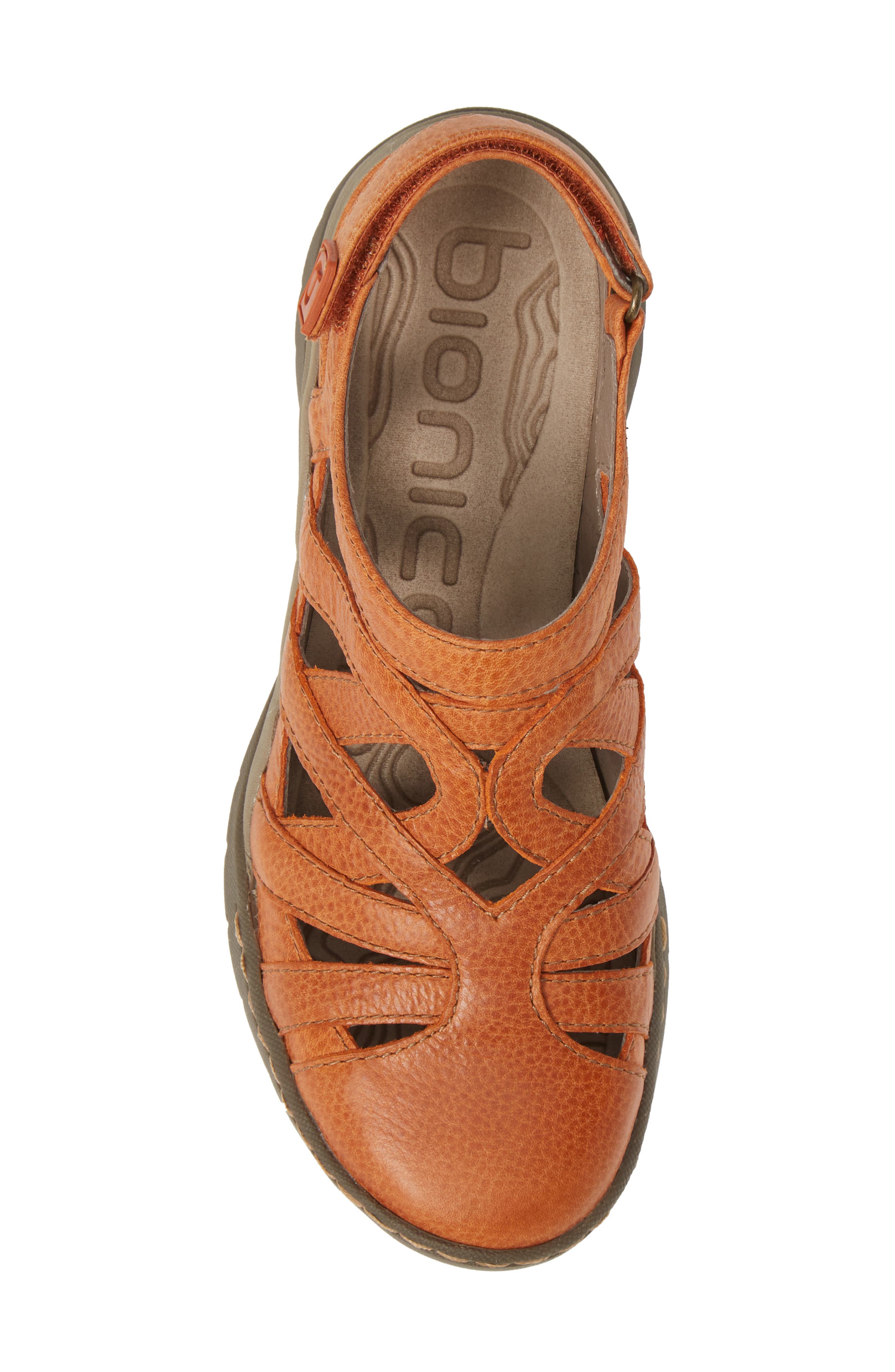 Wira Water Friendly Sandal, Alternate, color, ORANGE LEATHER