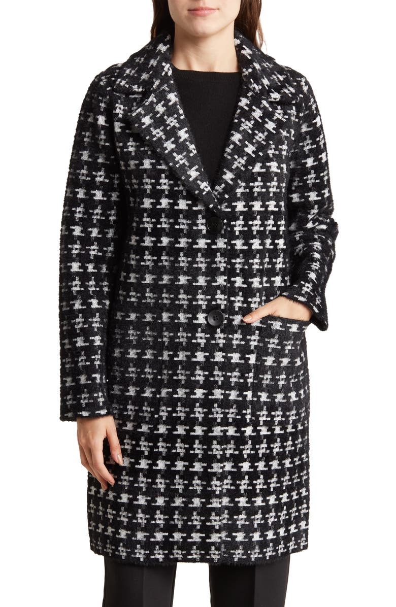 NVLT Houndstooth Sweater Coat, Main, color,
