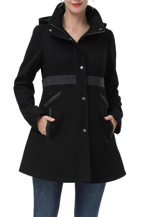 Adeline Wool Blend Maternity Coat