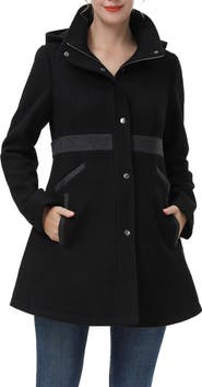 Kimi and Kai Adeline Wool Blend Maternity Coat