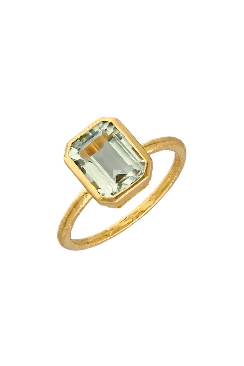 Green Quartz Solitaire Ring, Main, color, GREEN