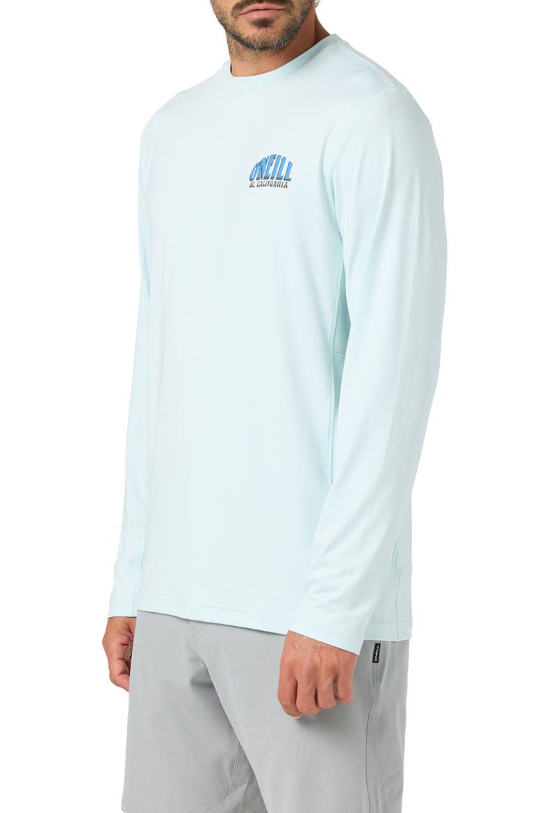 Phrase UPF Long Sleeve Performance T-Shirt, Alternate, color, PASTEL BLUE