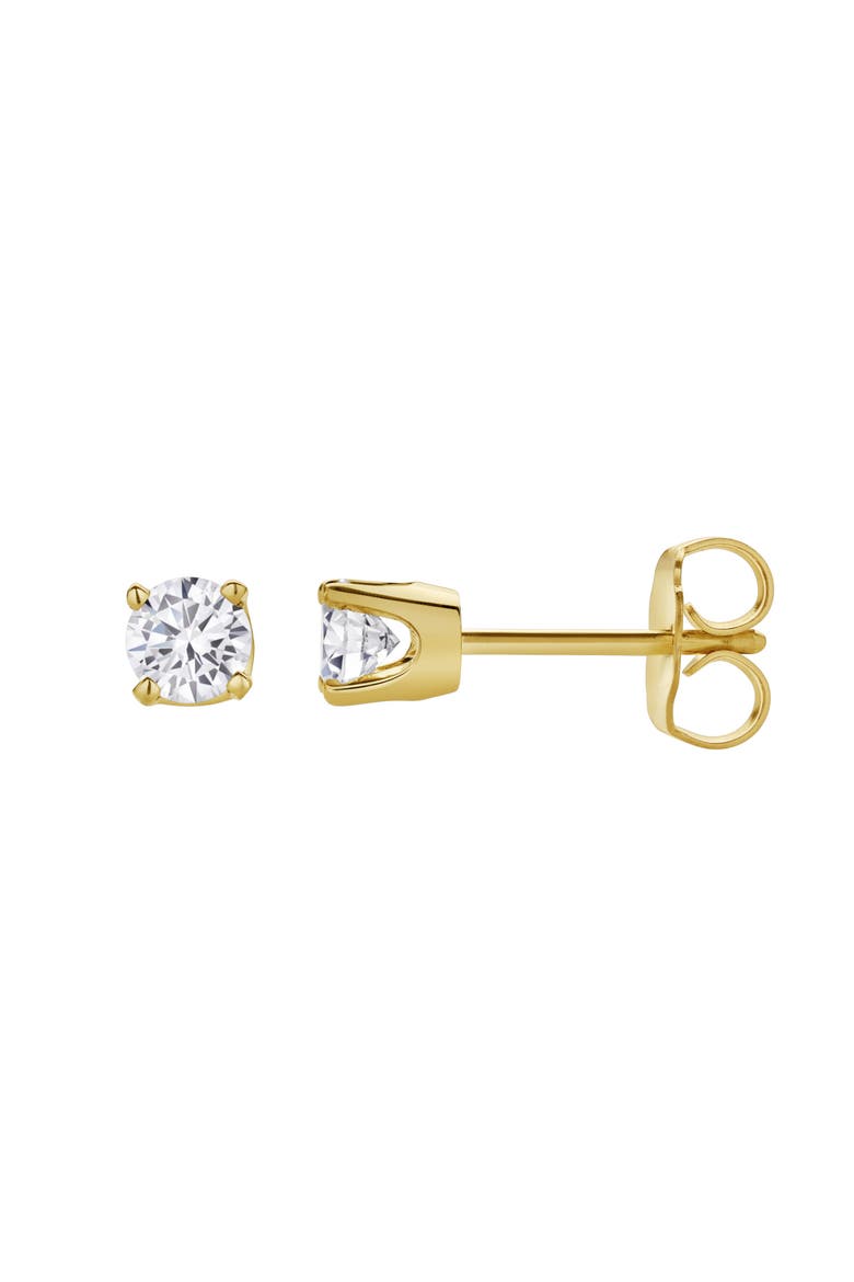 Seraph 0.40 Ct TW Lab Grown Round Diamond Studs 14K Gold Earrings, Alternate, color, 14K Yellow Gold