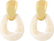 Panacea Resin Door Knocker Earrings