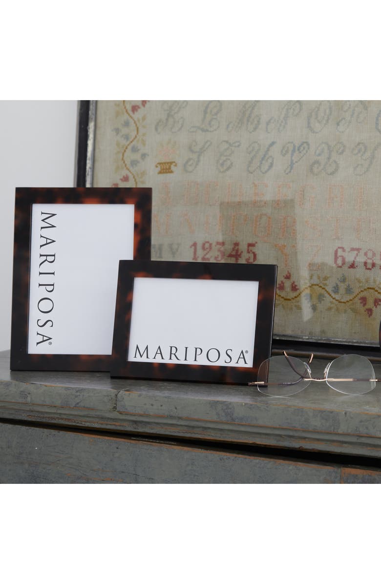 Mariposa Tortoise Pattern Picture Frame, Alternate, color, Brown