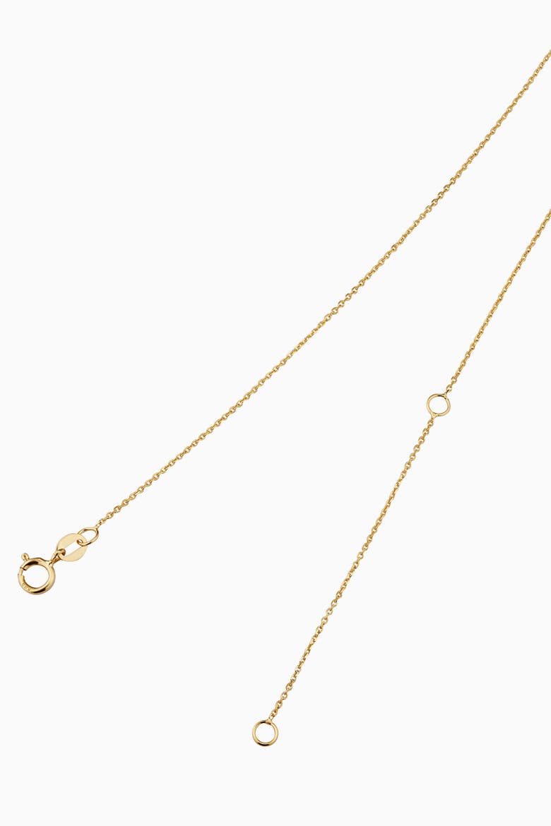 14K Yellow Gold New Beginnings Station Choker, Alternate, color, Yellow Gold