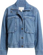 Caslon® Denim Utility Jacket