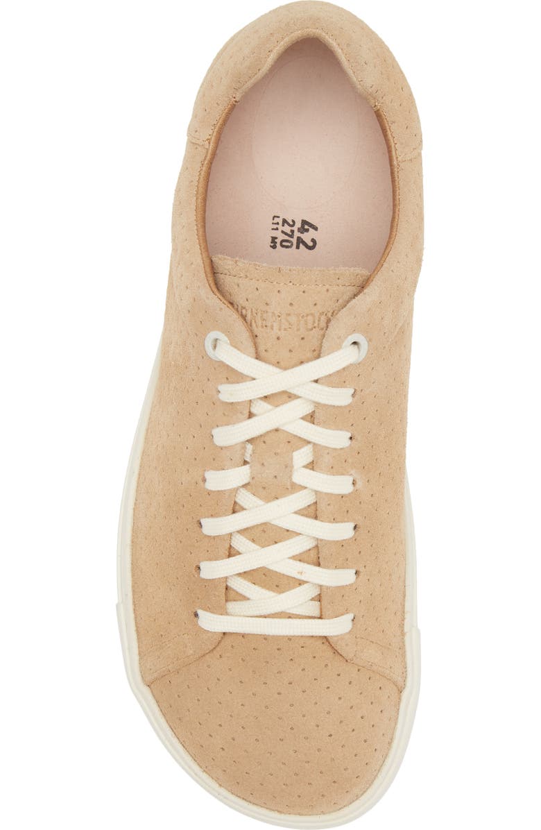 Birkenstock Bend Low Top Sneaker, Alternate, color, Beige Dotted Suede