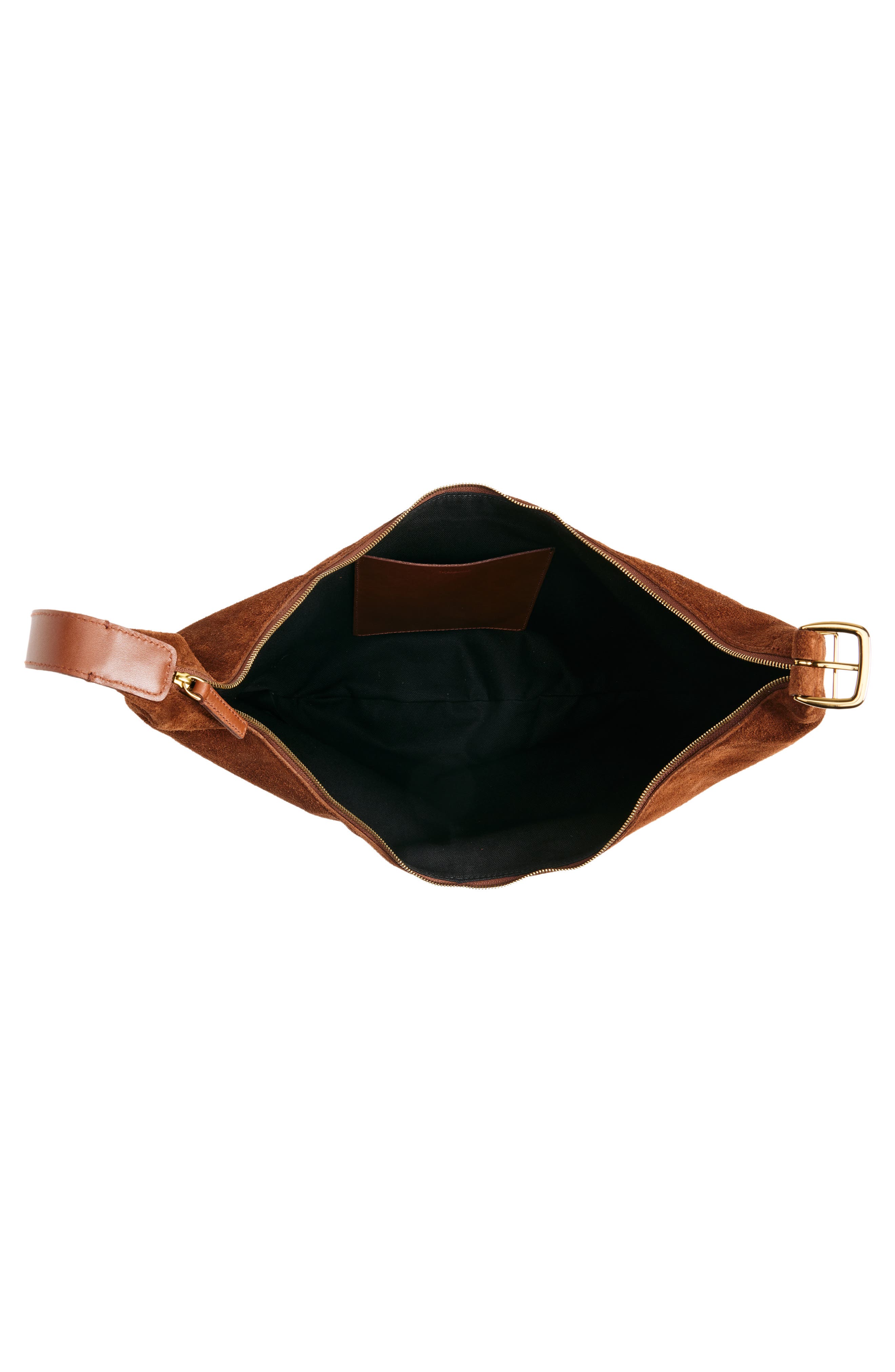 Madewell The Essential Curve Shoulder Bag, Alternate, color, Soft Mahogany