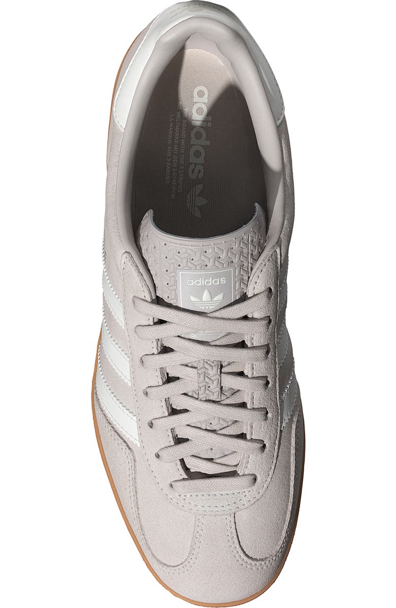 adidas Gazelle Indoor Sneaker, Alternate, color, Chalk Pearl/ Core White/ Gum