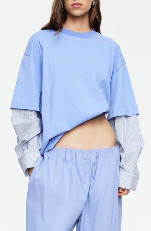 Layered Look Oversize T-Shirt