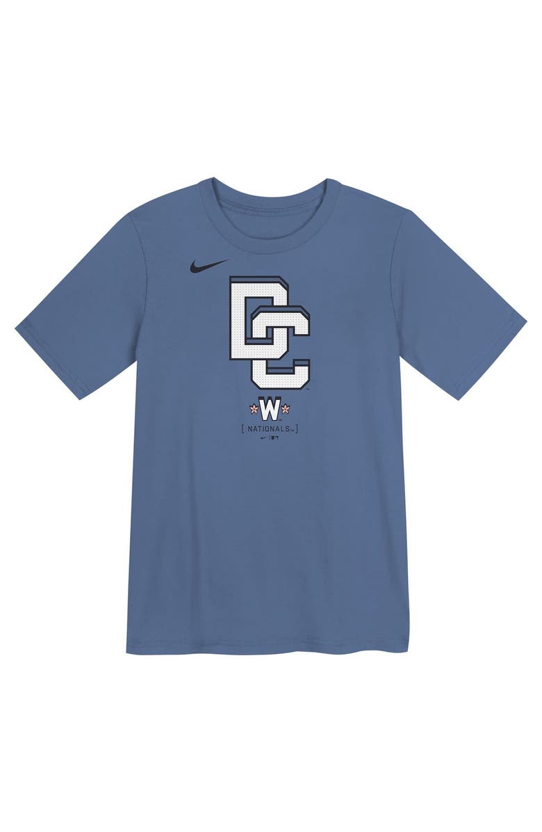 Nike Preschool Nike Blue Washington Nationals 2025 City Connect T-Shirt, Alternate, color, 