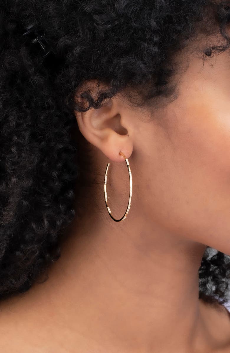 Bony Levy Kiera Section Hoop Earrings, Alternate, color, 