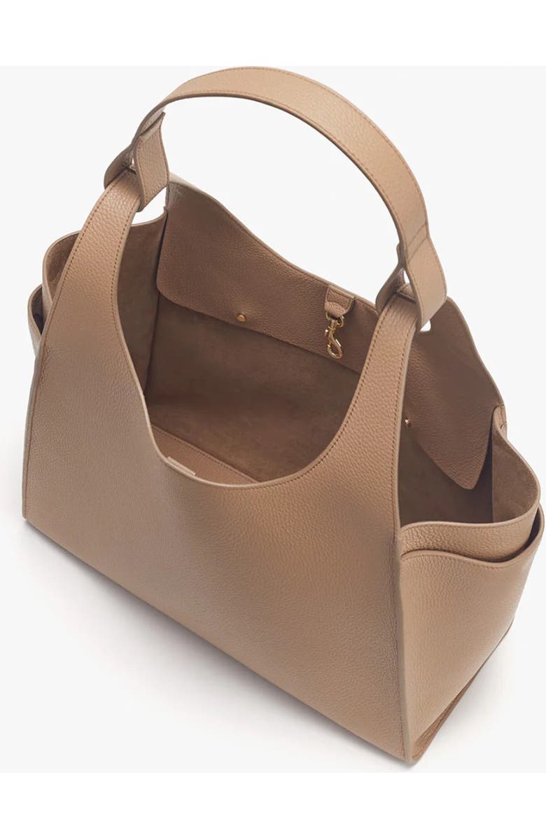 Cuyana Double Loop Satchel, Alternate, color, Cappuccino