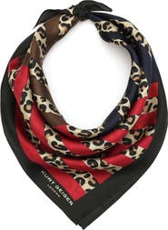 Kurt Geiger London Mixed Stripe Silk Bandana