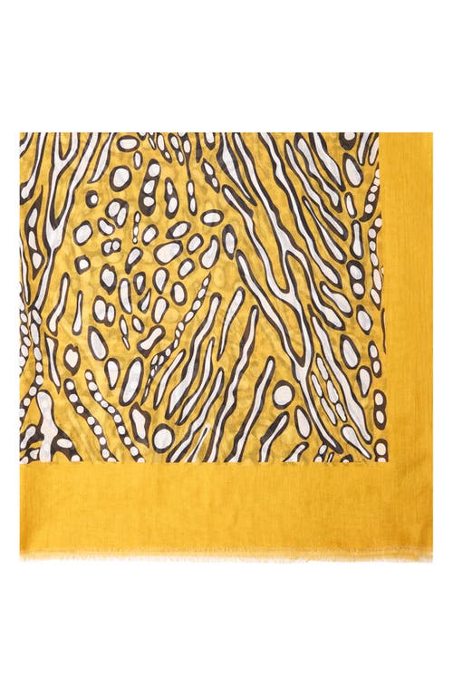 Saachi Animal Print Cotton Scarf