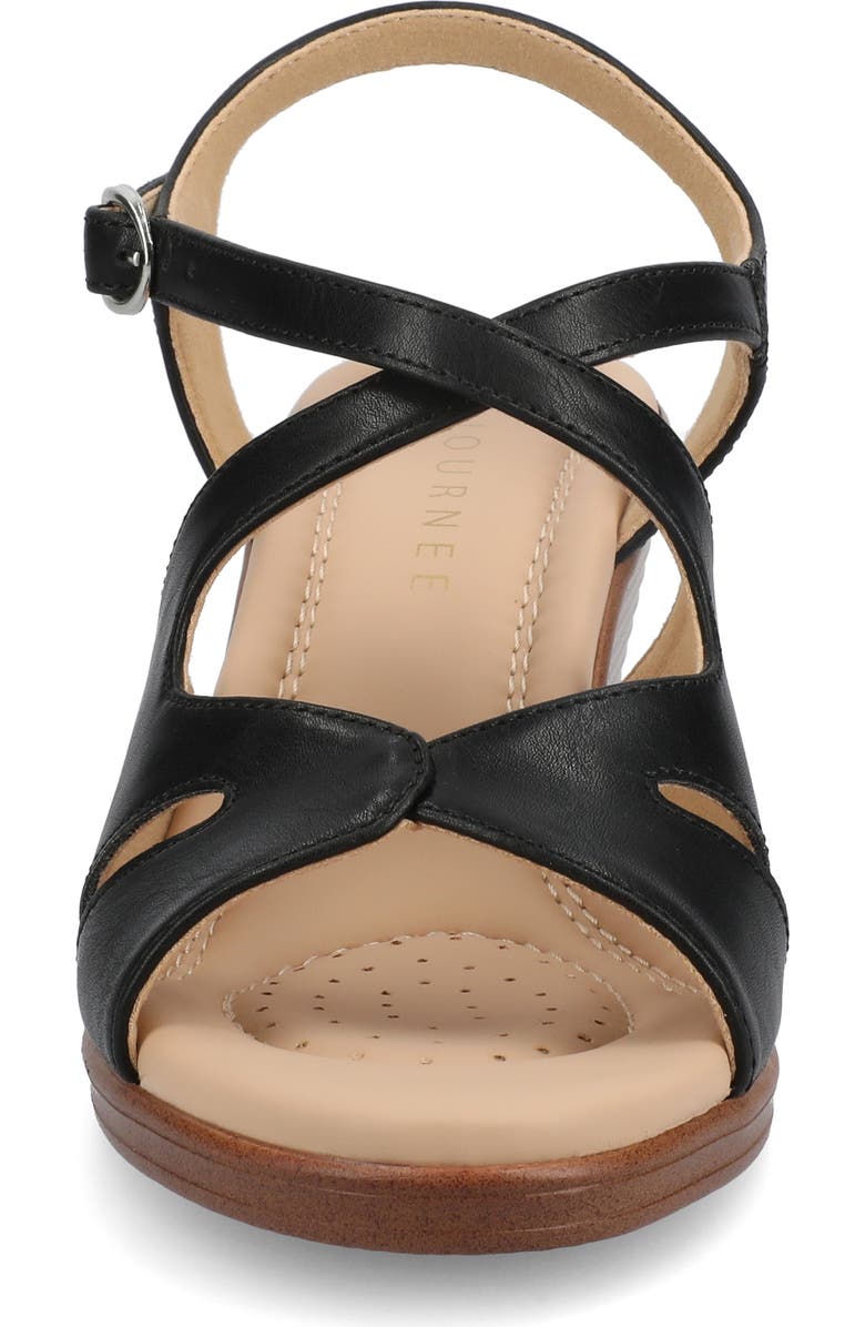 Journee Collection Kedzie II Wedge Sandal - Extra Wide Width Available, Alternate, color,