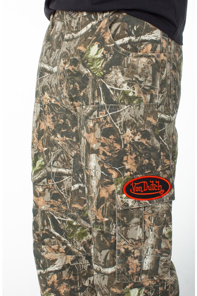 Baggy Straight Double Cargo Hunter Pant, Alternate, color, In the Woods