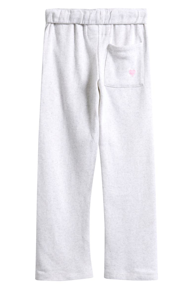 Kids' Wide Leg Foldover Sweatpants, Alternate, color, ASH GREY