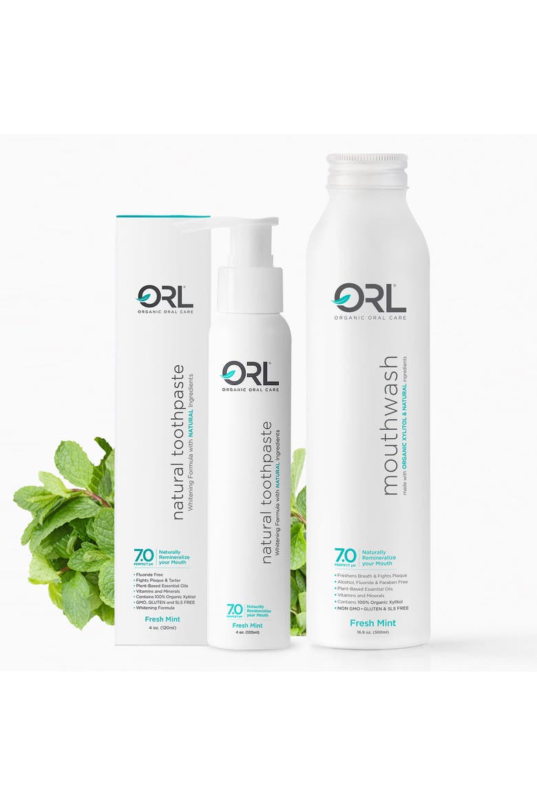 Natural Toothpaste & Mouthwash Bundle, Main, color, None