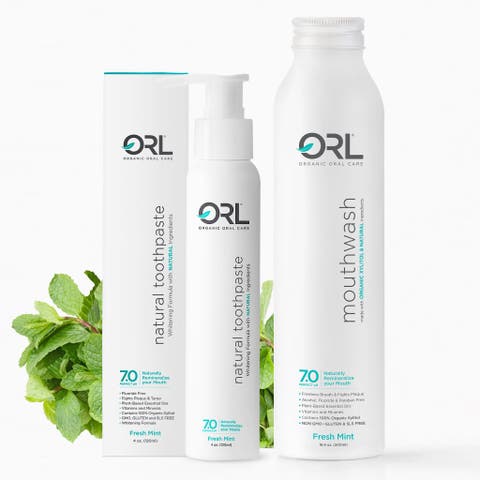 Natural Toothpaste & Mouthwash Bundle