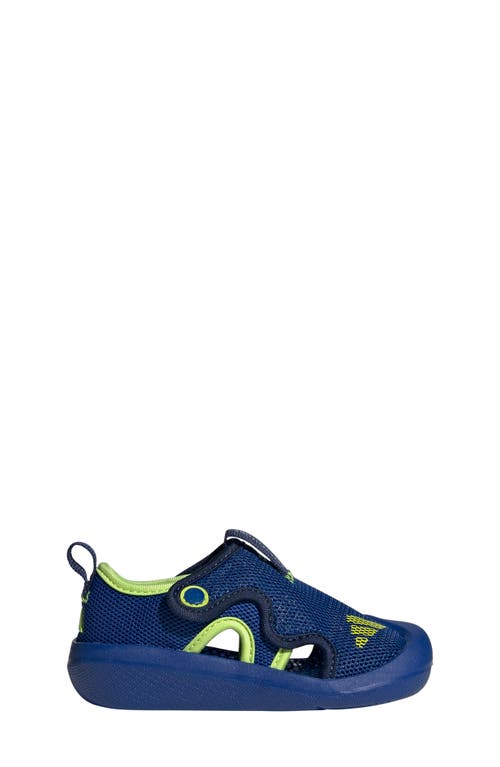 Adidas Originals Adidas Kids' Altaventure 3.0 Swim Sandal In Royal Blue/dark Blue/slime