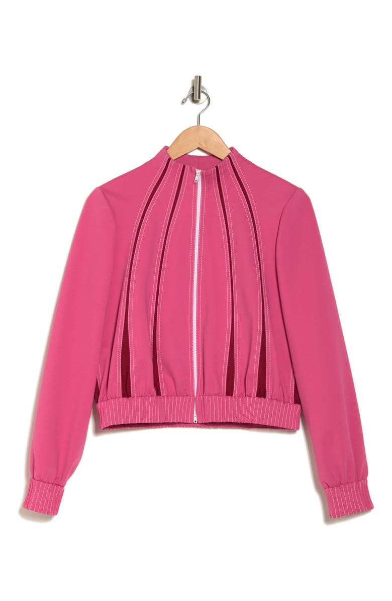 Valentino Techno Contrast Track Jacket, Alternate, color, 