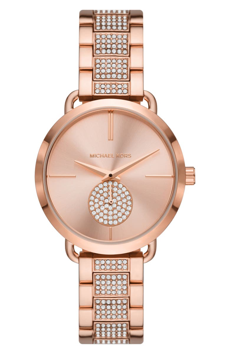 Michael Kors Portia Bracelet Watch, 36mm, Main, color, 