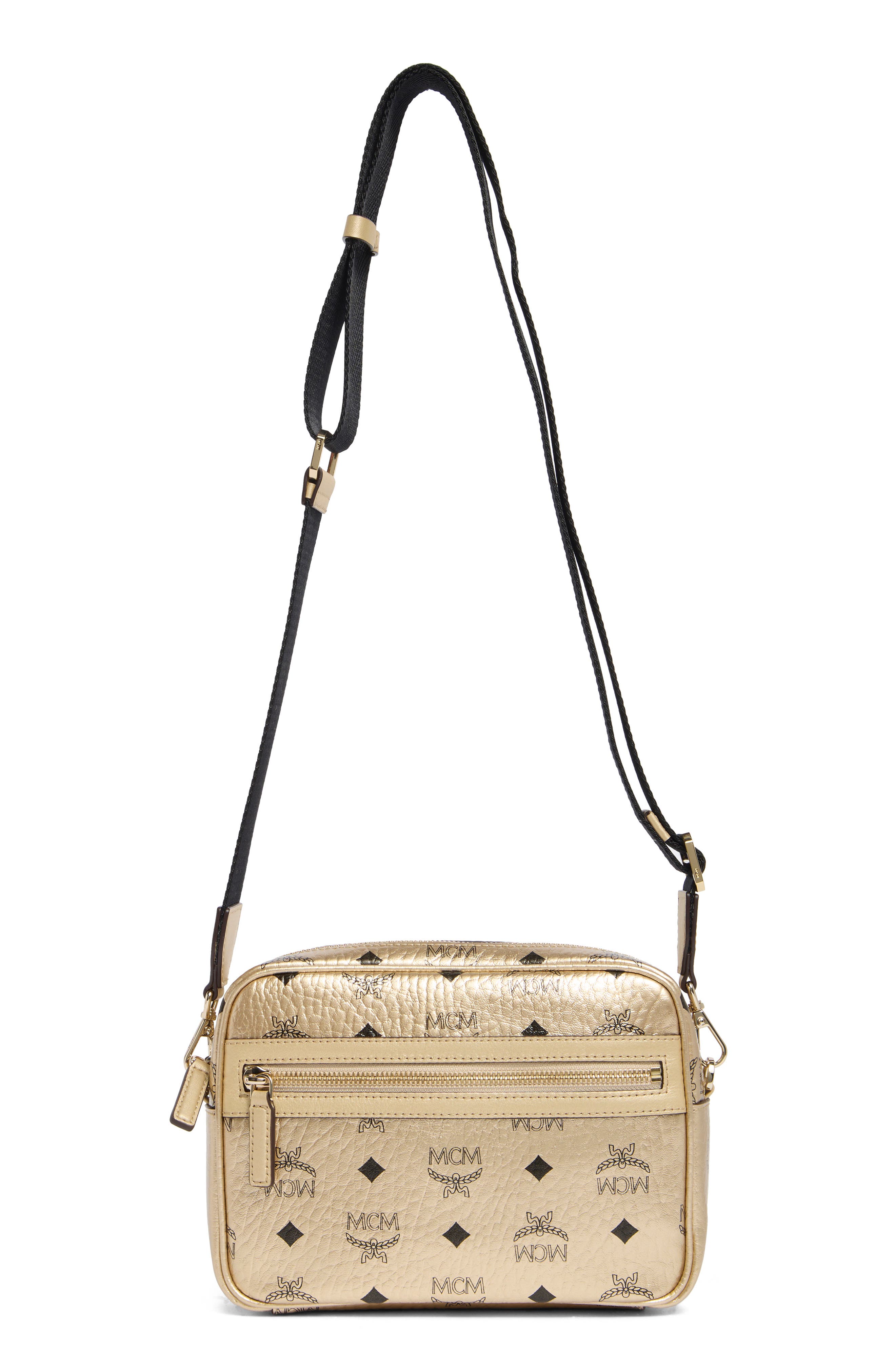 MCM Aren Visetos Crossbody Bag, Alternate, color, 
