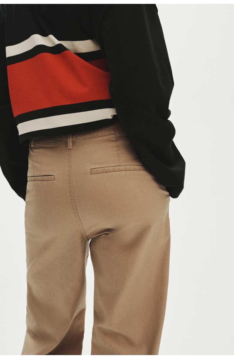 H&M Cotton Canvas Trousers, Alternate, color, 