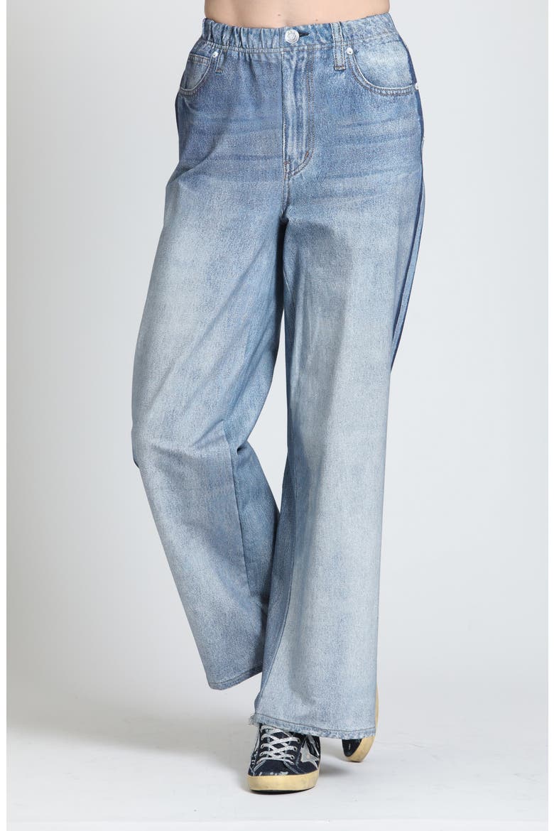French Terry Track Pants, Main, color, FROSTED INDIGO