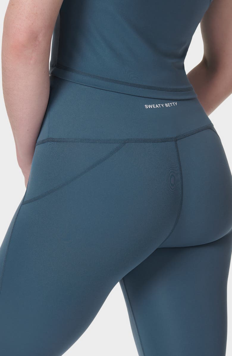 Sweaty Betty All Day Active Leggings, Alternate, color, Subdued Blue