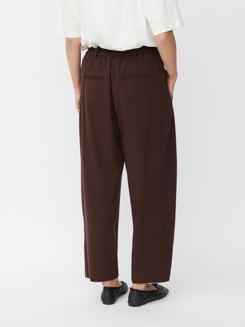 Masai Copenhagen Mapunna High Waisted Cropped Pants In Brown