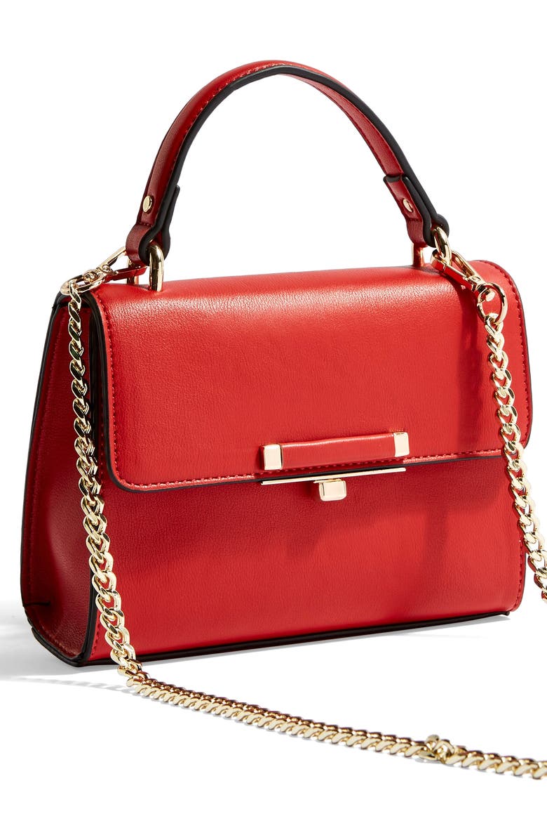 Topshop Mini Marissa Top Handle Bag, Alternate, color,