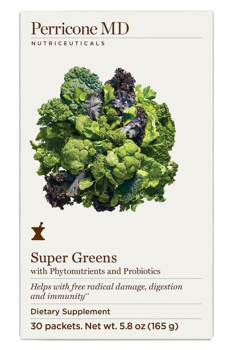 Super Greens Dietary Supplement Drink Powder, Main, color, NO COLOR