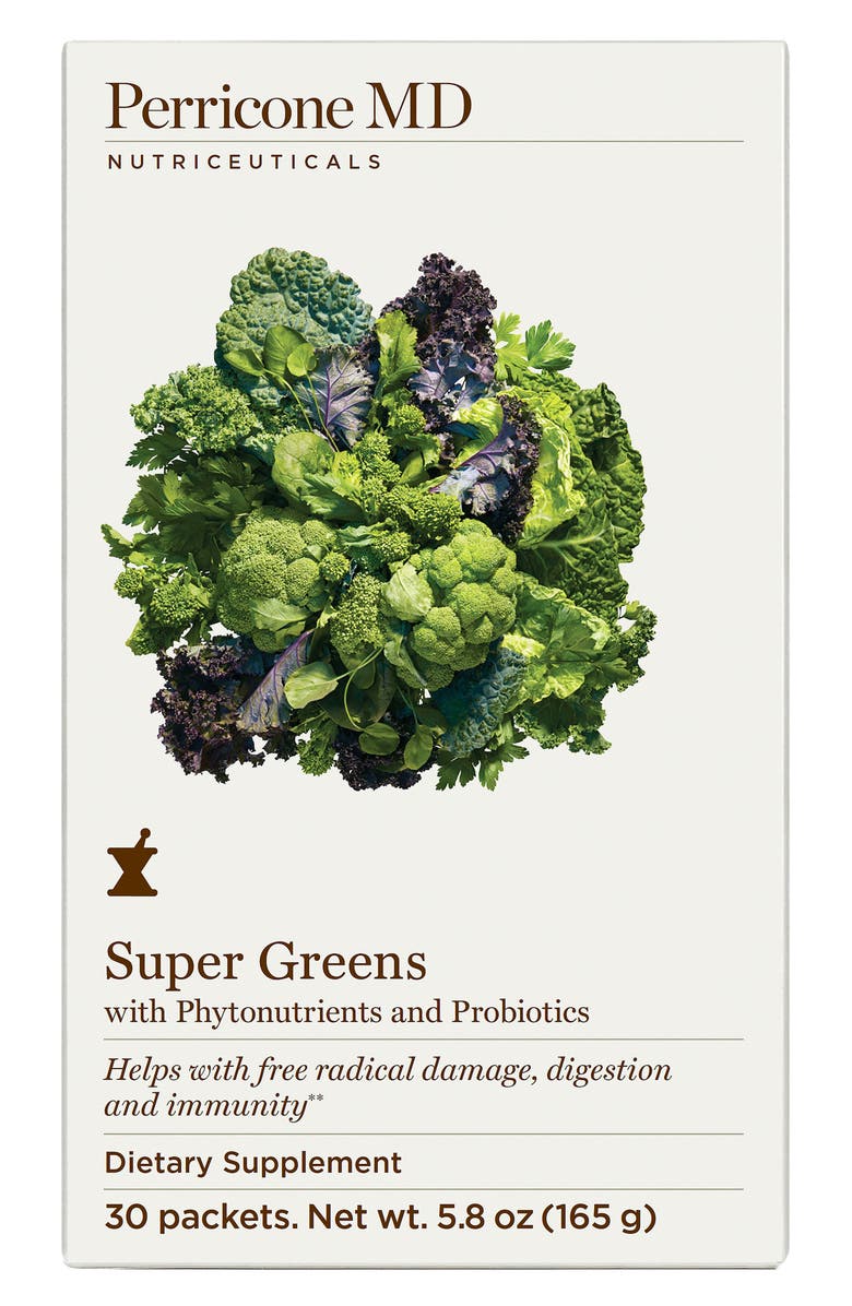 Perricone MD Super Greens Dietary Supplement Drink Powder, Main, color,