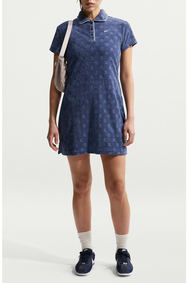 NSW Sport Polo Dress, Main, color, MYSTIC NAVY/ SAIL/ SAIL