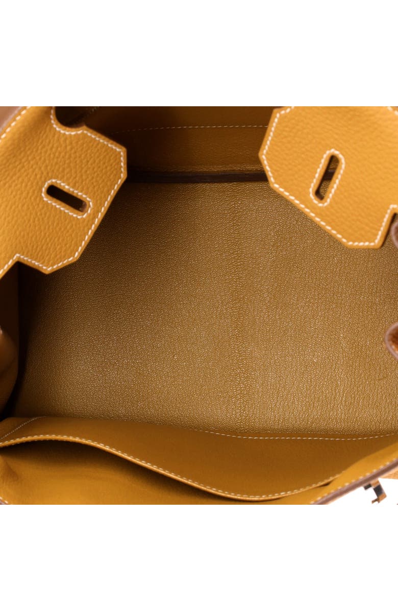 Pre-Owned Hermes Birkin Handbag Brown Clemence with Palladium Hardware 30, Alternate, color, Sable