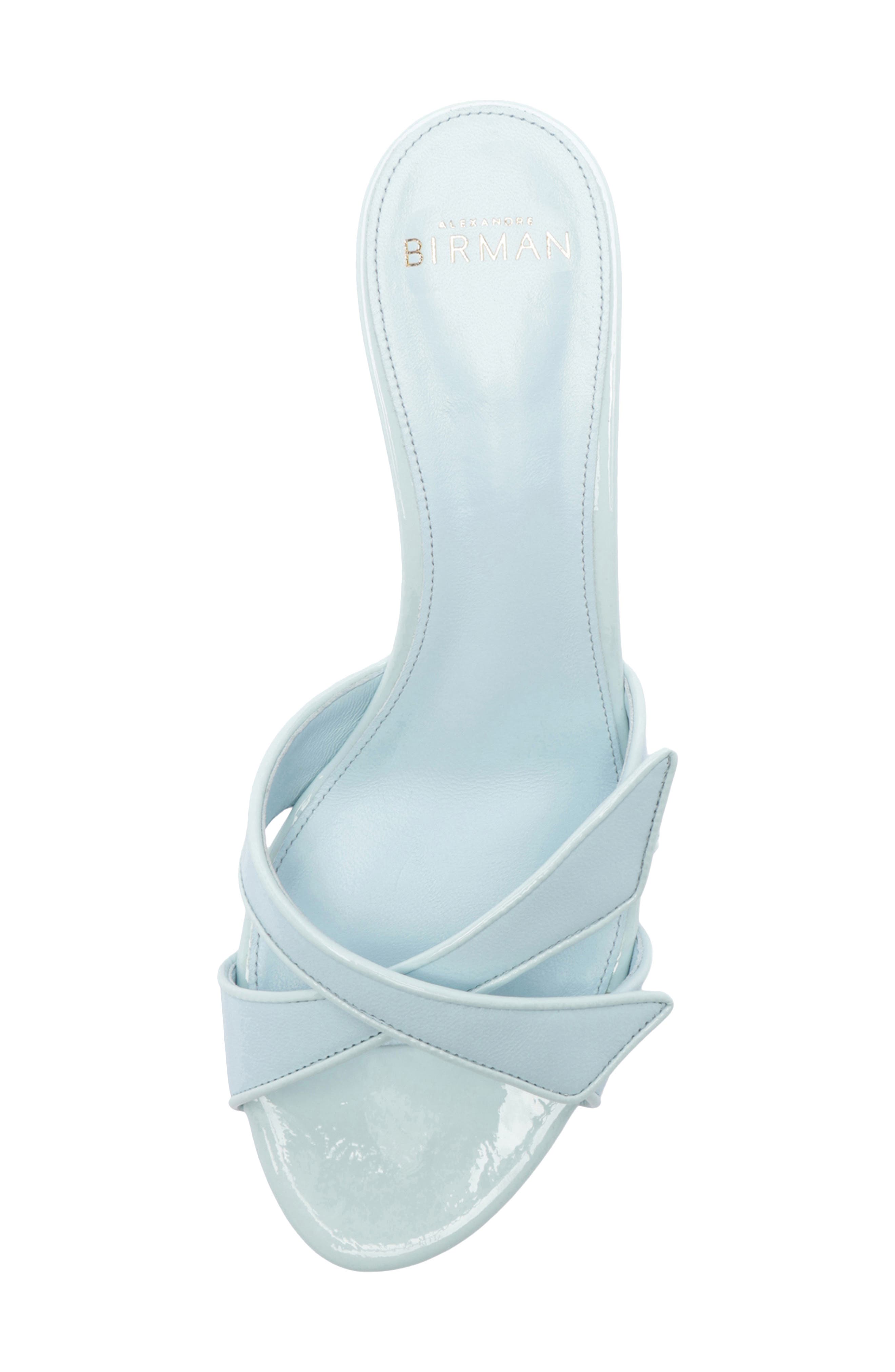 Alexandre Birman Tita Crisscross Slide Sandal, Alternate, color, Dust Blue