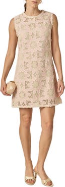 English Factory Open Stitch Sleeveless Minidress