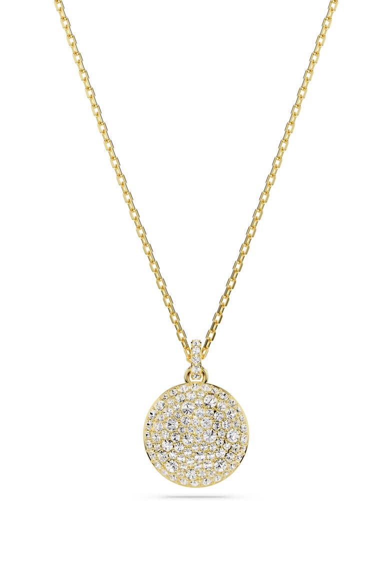Sublima Crystal Pendant Layered Necklace, Alternate, color, WHITE/ GOLD