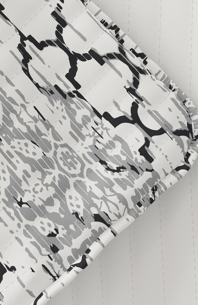 HOMESPUN All Season Reversible Down Alternative Quilt & Sham Set, Alternate, color, Light Gray