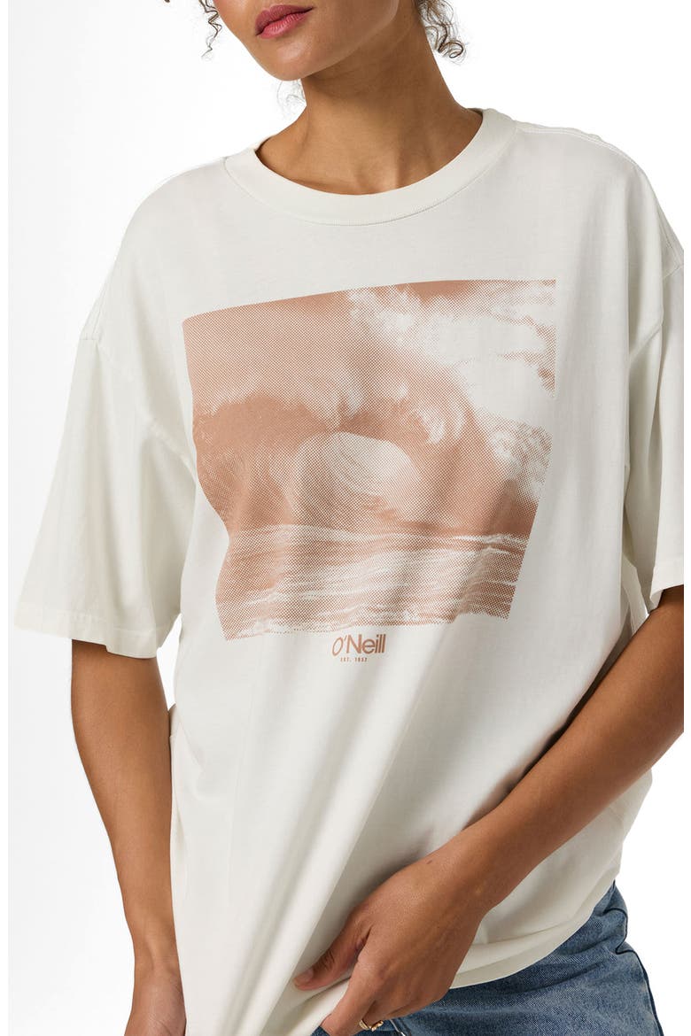Wave Tone Oversize Graphic T-Shirt, Alternate, color, TOFU