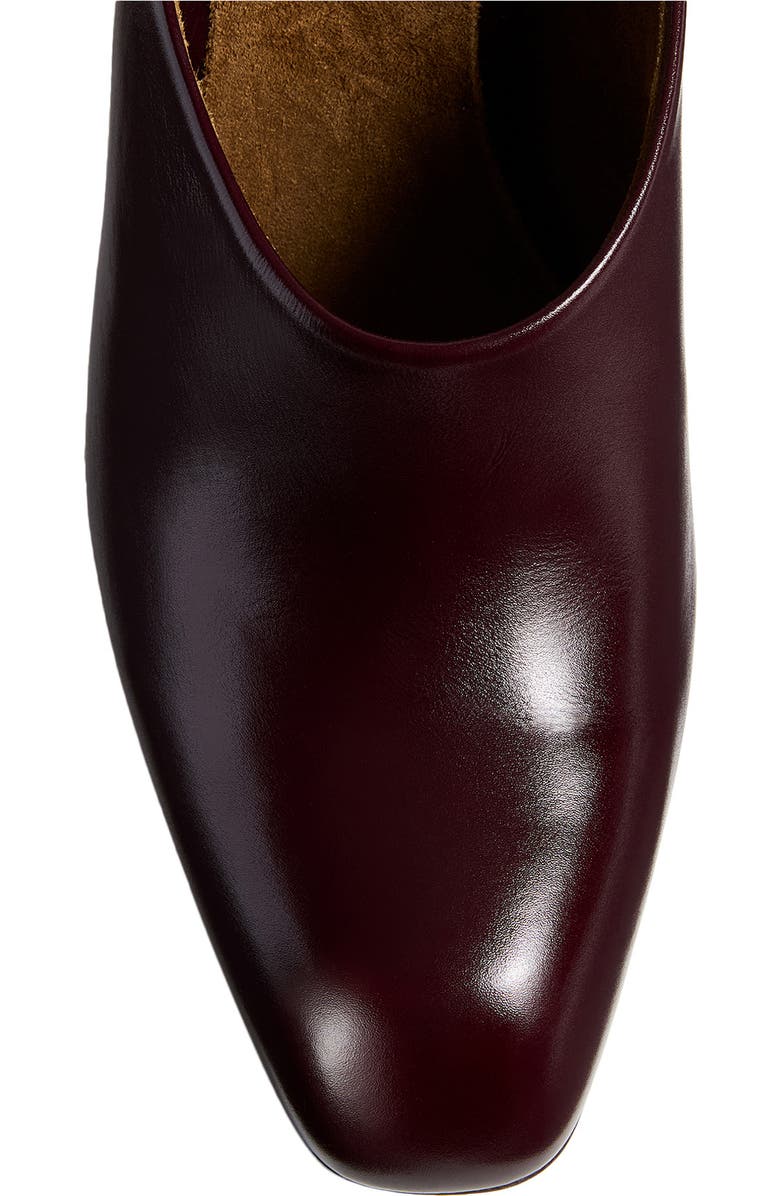 Khaite Colt Square Toe Mule, Alternate, color, 531 Bordeaux