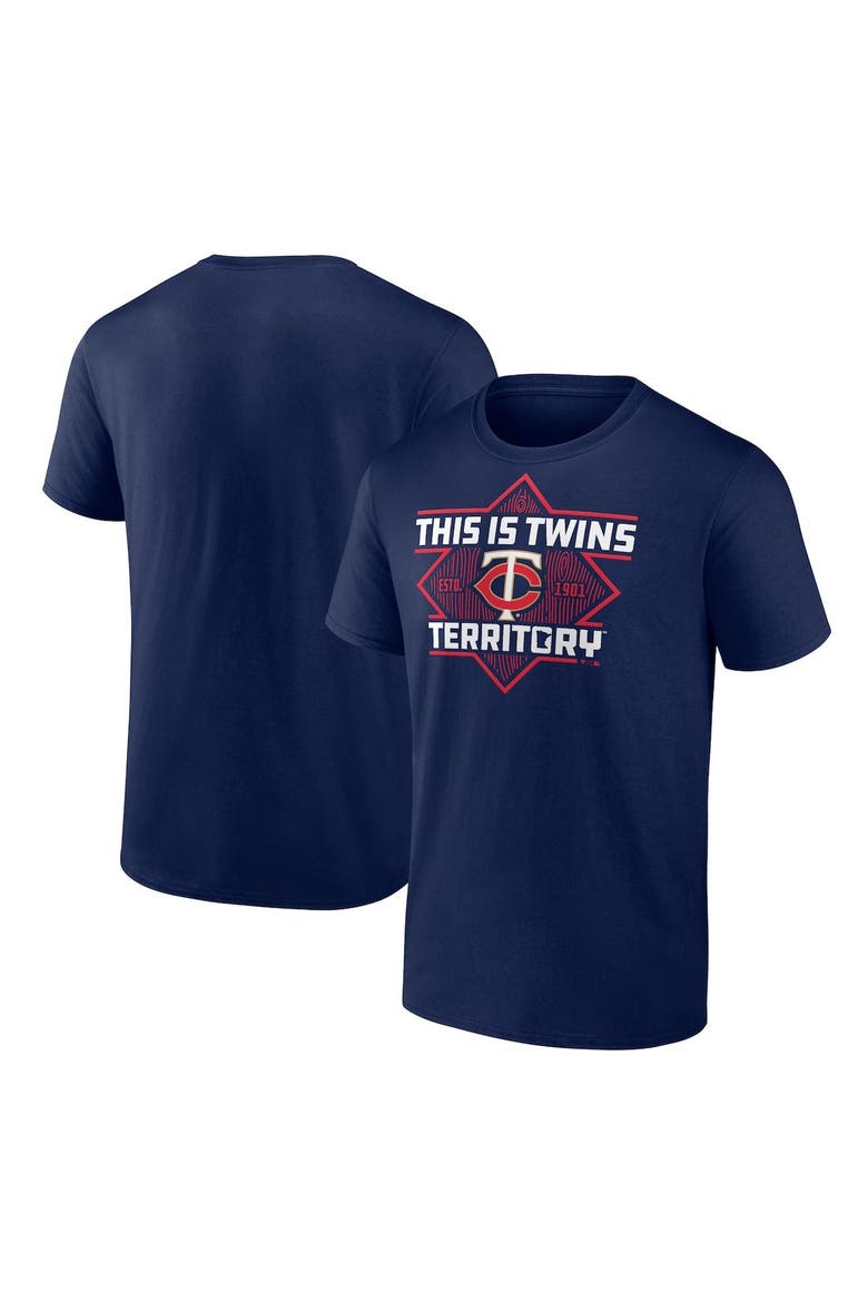 Men's Fanatics Branded Navy Minnesota Twins Hometown Collection Territory T-Shirt, Main, color, Navy