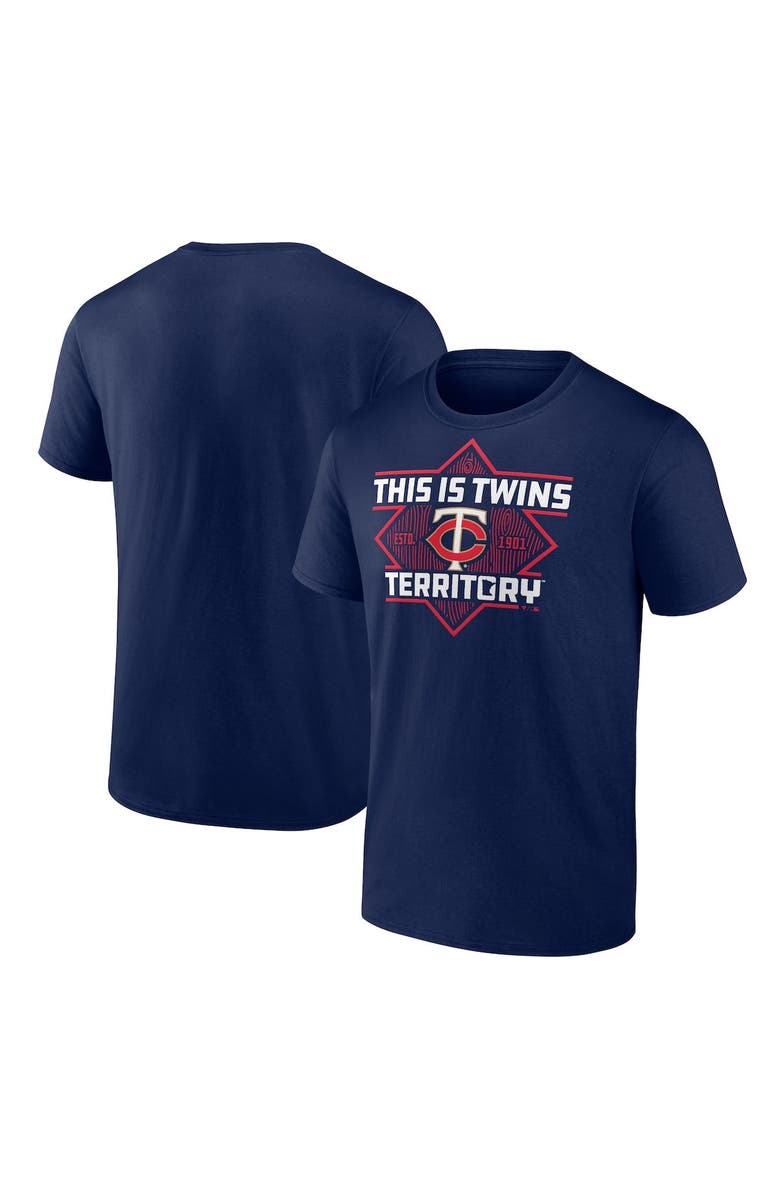 FANATICS Men's Fanatics Branded Navy Minnesota Twins Hometown Collection Territory T-Shirt, Main, color,