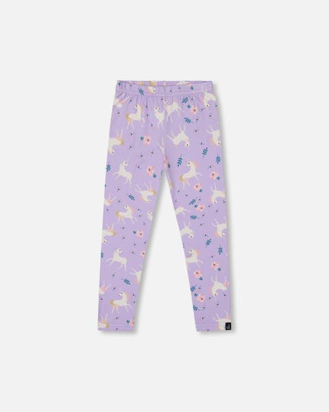Stretch Jersey Leggings Unicorn (Little Kid & Big Kid)