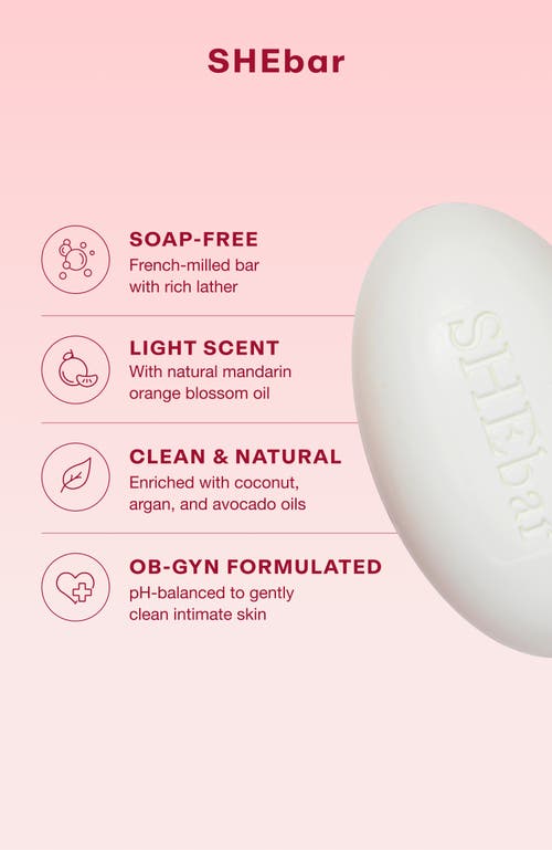 Joylux Shebar Intimate Cleansing Bar In Transparent