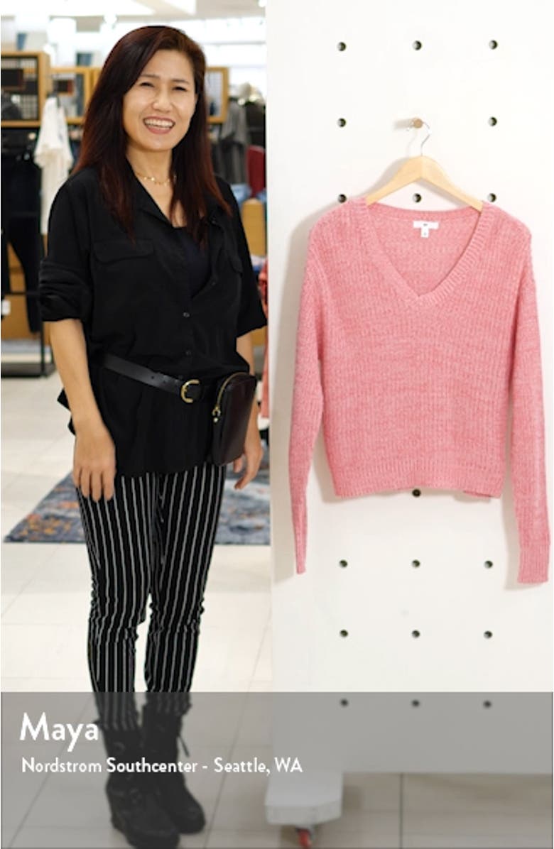 Marled V-Neck Pullover, sales video thumbnail